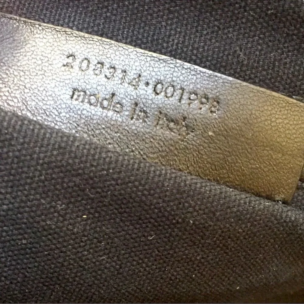 YSL Yves Saint Laurent Pebbled Leather Easy Shoulder Carry All Purse Bag LARGE - Picture 9 of 13